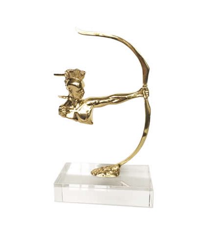 Golden Archer Statue
